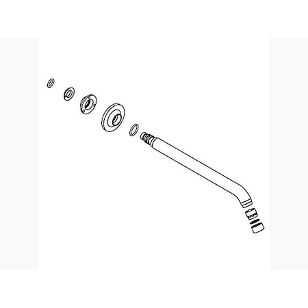 Kohler Spout & Hardware, 6.25 Sub Assembly 1014554-CP